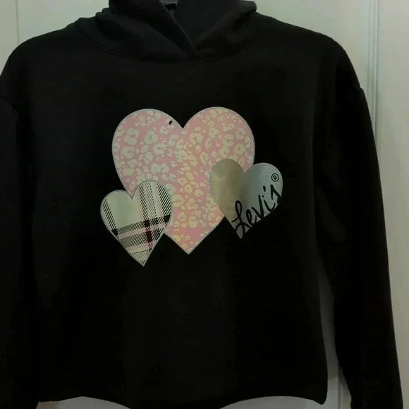 GIRL'S Levi Boxy Cropped Hoodie - Picture 2 of 11